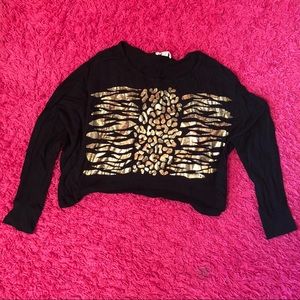 3/$20 Category Black Crop Top